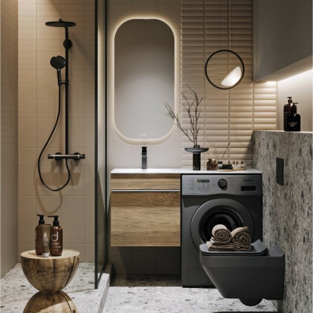 Тумба под стиральную машину Aqwella Terra 115 TER01051DB